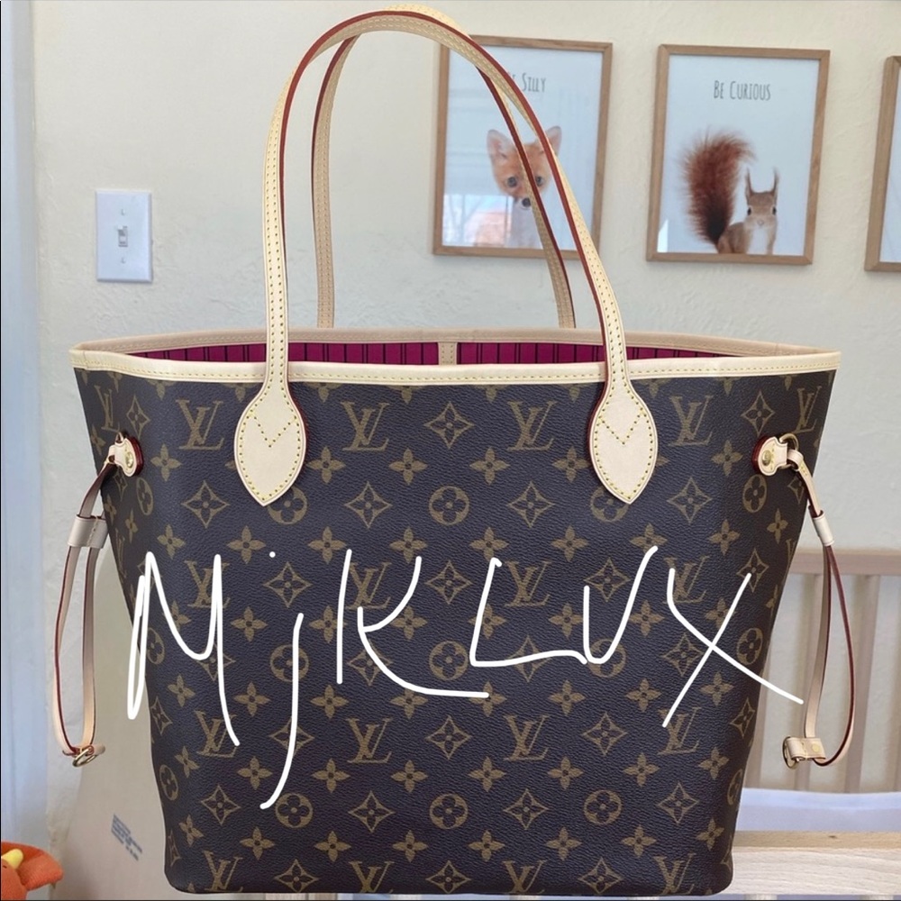 Brand New ✨RETIRED✨ LOUIS VUITTON 💖Monogram/Pivoine Neverfull MM💖